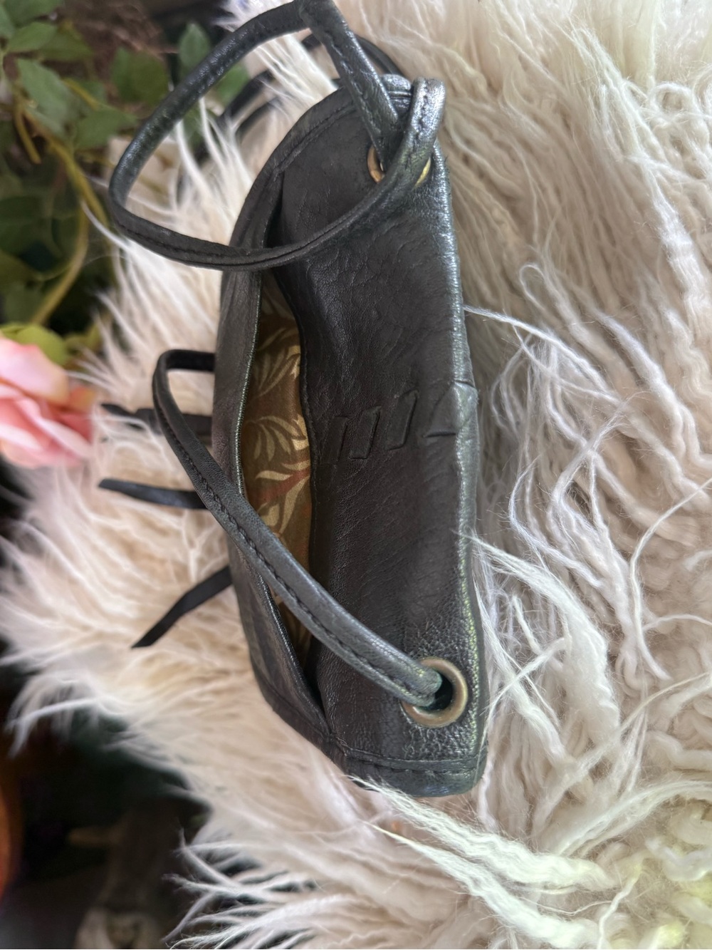 Hobo international Black Leather Crossbody Bag with Tassel - Picture 5 of 9